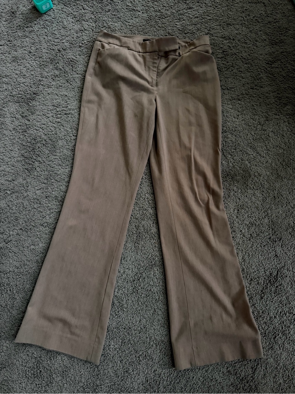Women's Brown slim flare-Leg Trousers